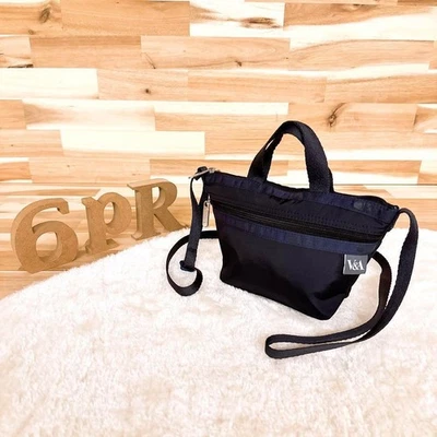 Bolso de Hombro Buen Estado/Raro [LeSportsac x Viande] Liso x Patrón Floral Foto 1 de 4