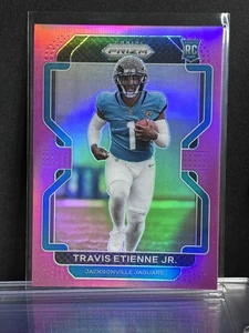 2021 Prizm #344 Travis Etienne Jr. Red White and Blue Jaguars Rookie - Picture 1 of 2