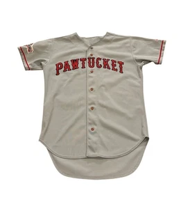 Vintage 90's Rawlings Pawtucket Red Sox #17 Team Issued Game Worn Jersey Size 44 - Picture 1 of 7