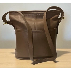 Vintage Coach Bleeker Bucket 4153 Bag Brown Leather - Picture 1 of 9