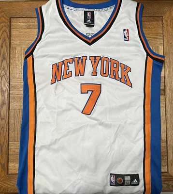 Adidas Carmelo Anthony #7 New York Knicks  NBA Basketball Jersey Men's Large - Image 1 of 4