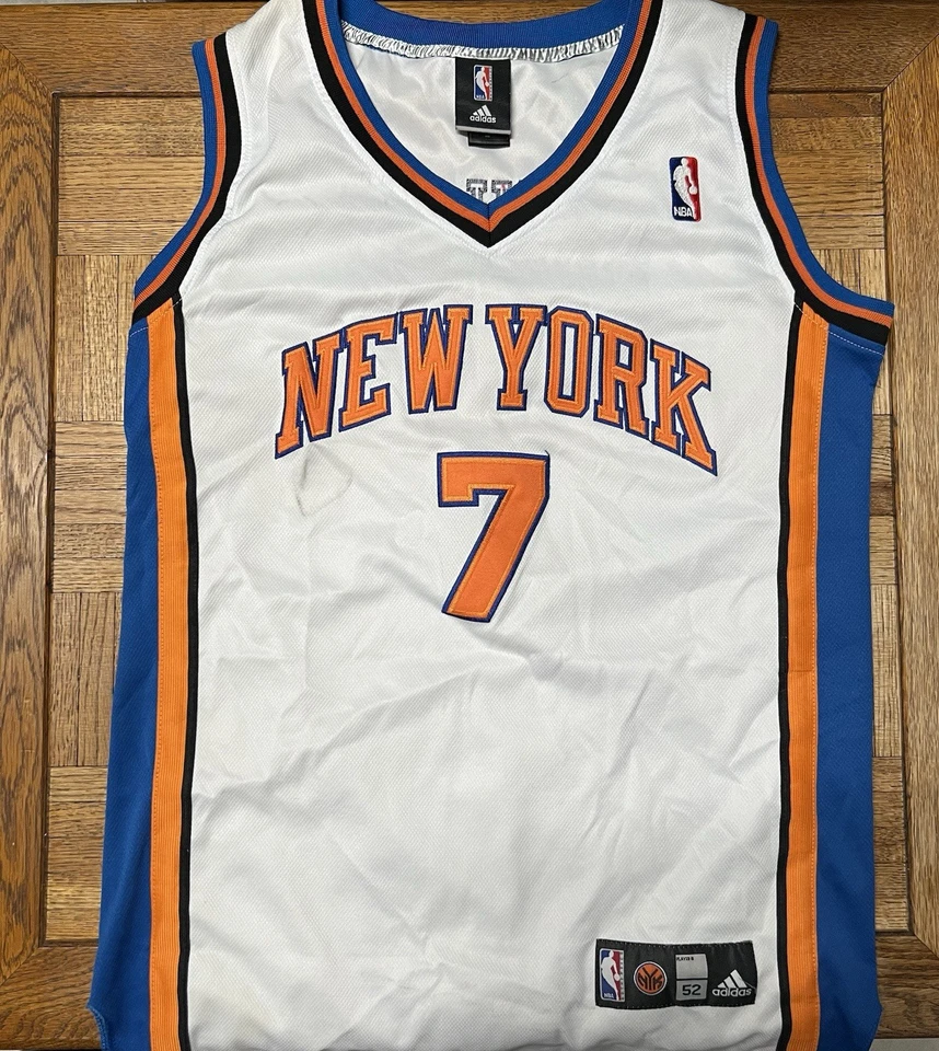 Adidas Carmelo Anthony #7 New York Knicks  NBA Basketball Jersey Men's Large - Image 1 of 4