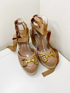 River Island Platform Sandals Buckle Wedge Shoes Size 5 - Picture 1 of 8
