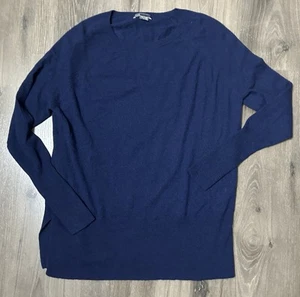 Vince Damen U-Boot Ausschnitt Pullover Pulli 100% Kaschmir dunkelblau Gr. M - Bild 1 von 4