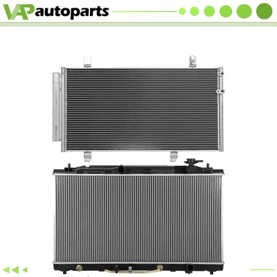For 2005-2012 Toyota Avalon Aluminium Radiator & AC Condenser Cooling Assembly - Image 1 of 4