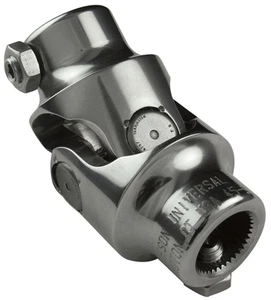 Borgeson Steering U-Joint Polished Stainless 3/4DD X 9/16-26 - Picture 1 of 5