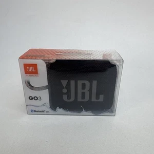 New JBL GO3 Portable Waterproof Bluetooth Speaker JBLGO3BLUAM - Picture 1 of 6