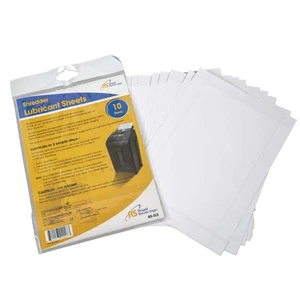 Royal Sovereign Shredder Lubricant Sheets, 10-Pack (RS-SLS) - Picture 1 of 3