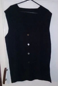 Cardigan nero senza maniche Marks And Spencer taglia 16 - Foto 1 di 3