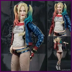 15CM Anime Harley Quinn Action Figure Sexy Real Silk Stockings Joker Figurine - Picture 1 of 28