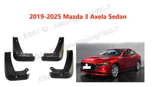 Mudguards Mud Flaps Splash Guard Protector For 2019-2025 Mazda 3 Saloon BP - Picture 1 of 2