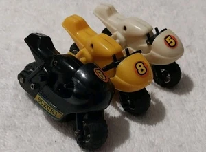 Vintage Pull Back Motorcycles: 3 Street Bikes HTF RARE READ DESCRIPTION  - Picture 1 of 5