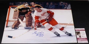 Gordie Howe Signed 16x20 Photo Auto Inscribed Mr. Hockey/HOF 72 JSA ZJ17776 - Picture 1 of 4