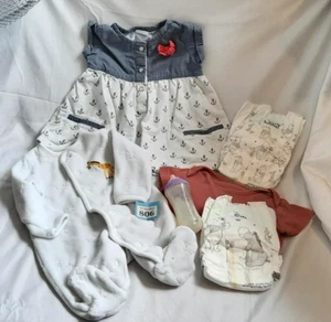 Reborn baby dolls clothes and accessories bundle to fit 20/22inch doll. 806 - Picture 1 of 1