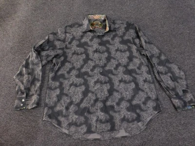 Robert Graham Shirt Mens 2XL Paisley Floral Button Up Long Sleeve Dress Shirt - Image 1 of 4