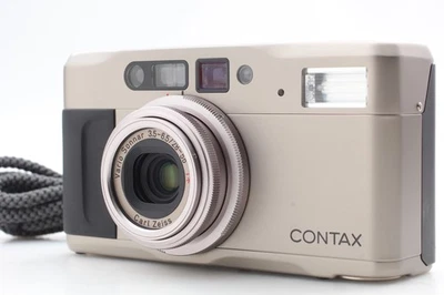 [MINT w/ Strap] Contax TVS II Point & Shoot 35mm Silver Film Camera From JAPAN - Image 1 of 4