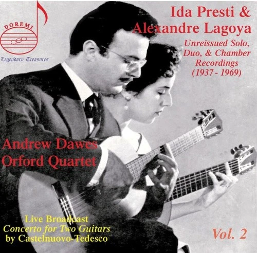 DHR-8140 Ida Presti Alexandre Lagoya Andrew Dawes Orforf Quartet Ida Presti