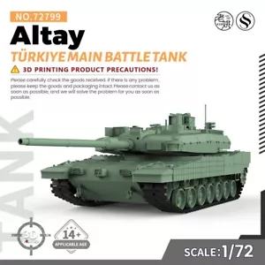 SSMODEL SS72799 1/72 25mm Kit Modelo Militar Türkiye Altay Tanque de Batalla Principal - Imagen 1 de 5