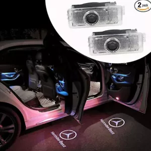 2x Door Light Car LED Ghost Shadow Projector HD For Mercedes Benz CLA CLS C E - Picture 1 of 6