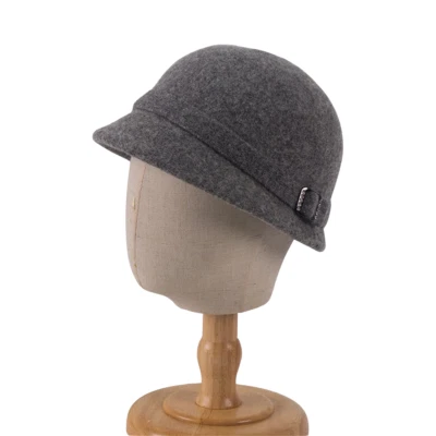 Sombrero cubo de lana de invierno para mujer años 20 sombreros Fedora vintage fiesta derby iglesia Foto 1 de 4