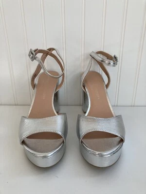 Sandalias de vestir chinas Laundry Theresa plataforma metálica para mujer talla 10 M nuevas sin caja Foto 1 de 4