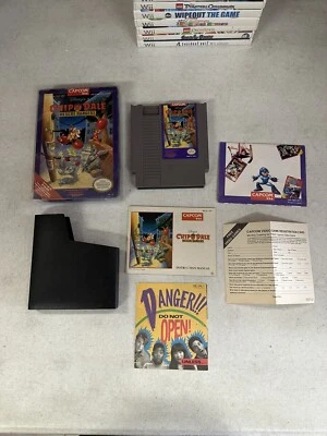 Disney's Chip 'n Dale Rescue Rangers Nintendo NES CIB Complete Reg Card Insert - Image 1 of 4