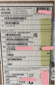 1PCS CISCO switch C9200CX-12P-2X2G-E new via FedEx or DHL - Picture 1 of 1