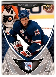 2007-08 Upper Deck Class Box Set Marc Staal Rookie #8 New York Rangers