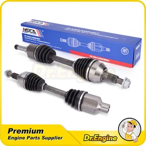 Conjunto de 2 ejes CV delanteros izquierdo derecho aptos para Chevrolet Equinox GMC Terrain 10-16 2,4 L - Imagen 1 de 10