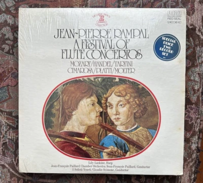 SEALED: Jean Pierre Rampal:  Festival of Flute Concertos - RCA CRL 2-7003 - Image 1 of 2