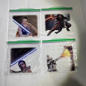 Star Wars: Das Erwachen der Macht Ziploc Sandwichbeutel 4er Set Beutel Designs LFL 2017 - Bild 1 von 10