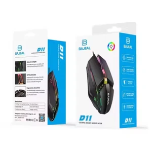 Mouse Gaming Rgb Usb Professionale 2400 DPI per Pc Desktop e Notebook - Picture 1 of 13