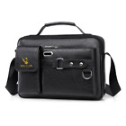 Messenger Handbag Cross Body Bag Mens Leather Bags Briefcase Satchel Shoulder