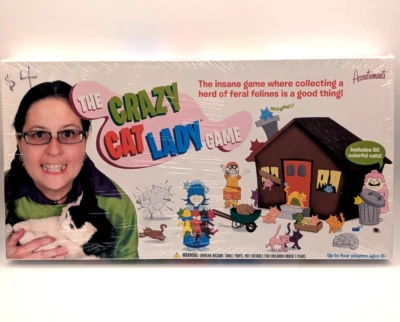 The Crazy Cat Lady Board Game! 2008 - MEOWWW!!! Funny Gift! Accoutrements - Image 1 of 4