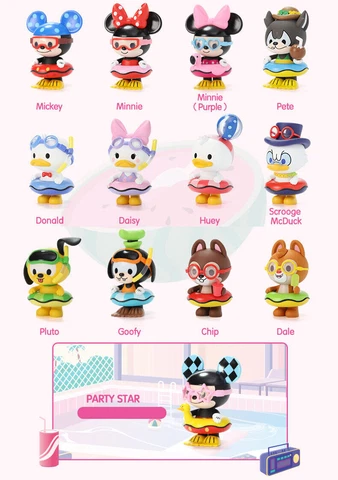 POP MART Disney Mickey and Friends Pool Party Series Blind Box Confirmed Figure Cover