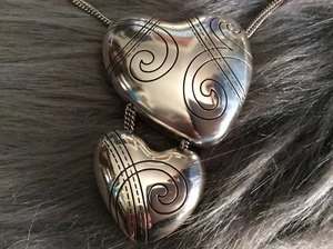 Brighton Altlantis Double Chain Heart Necklace, & Round Bracelet  NWT - Picture 1 of 5