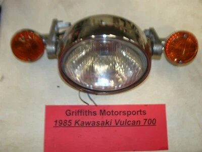 Kawasaki Vulcan 700 1985 fabricante de equipos originales VN700 VN750 faro cubo intermitentes lente bonito Foto 1 de 4
