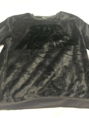 Star Wars Pullover Polar Cepillado Sudadera Pullover Camisa Negra Suave L 11/13  Foto 1 de 3
