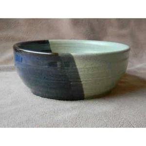 Pottery Two-Tone Cereal Bowl; Candy or Nut Dish; Decor - Picture 1 of 8