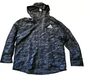 adidas wetterjacke camouflage, m. Kapuze u. Werbedruck, Gr. XXL, - Bild 1 von 5