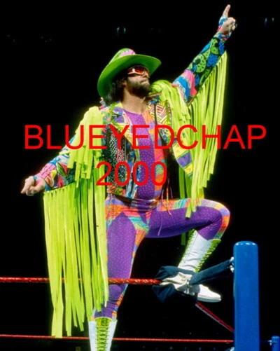 RANDY SAVAGE WRESTLER 8 X 10 WRESTLING PHOTO WWF WCW - Image 1 of 1