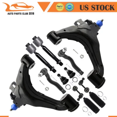 12pcs Front Lower Control Arm w/ Ball Joint Sway Bar For 2007-2016 Toyota Tundra Foto 1 de 4