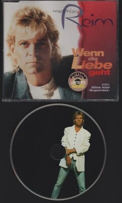 MATTHIAS REIM - WENN DIE LIEBE GEHT - 4 TRACK PICTURE MAXI CD - POLYDOR  © 1995 - Bild 1 von 2