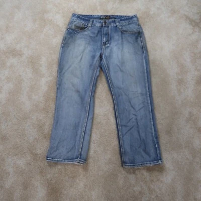 Bailey's Point Black Bootcut Jeans Men’s 36x30 Denim Blue distressed - Image 1 of 4