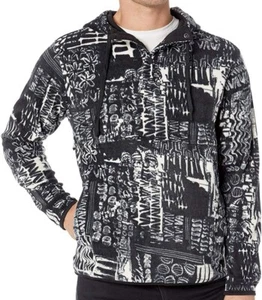 RVCA Men's MUNDY Polar Fleece Pullover - BLK - Medium - NWT LAST ONE - Picture 1 of 2