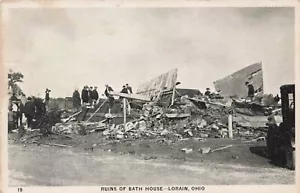 PC vintage Ruins of Bath House, Lorain, Ohio inutilizzato - Foto 1 di 2