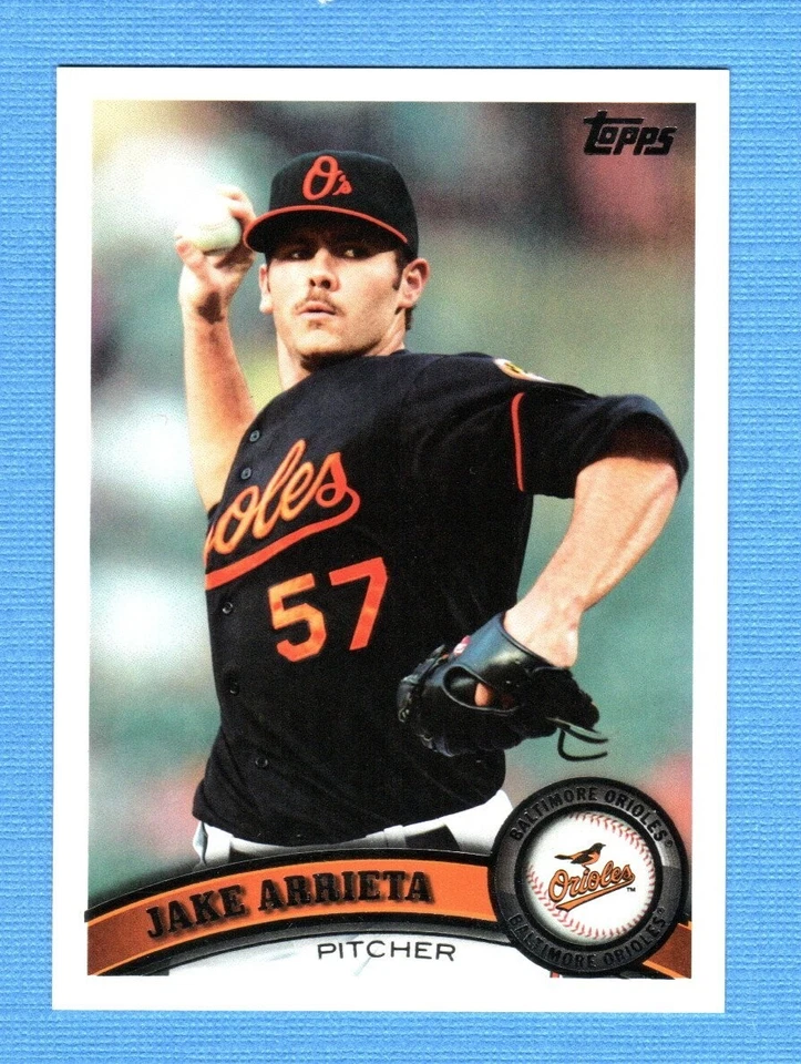 2011 Topps #393 Jake Arrieta Baltimore Orioles - Image 1 of 1