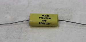 MCE capacitor film 1 uF 250 volt Hi-end - Foto 1 di 1