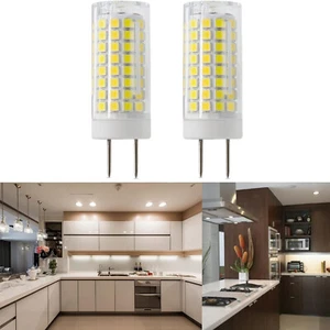 2X Dimmable G8 LED Bulbs 7W 3000K/6000K LED Replacement for Halogen Chandeliers - Picture 1 of 10