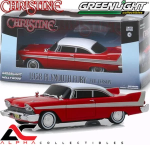 GREENLIGHT 86575 1:43 1958 PLYMOUTH FURY EVIL VERSION "CHRISTINE" - Picture 1 of 1